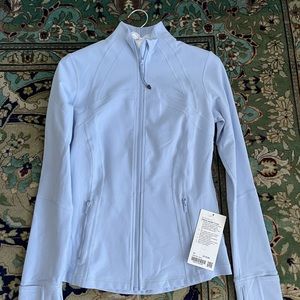 Lululemon Define Jacket, size 10, powder blue, brand new with tags